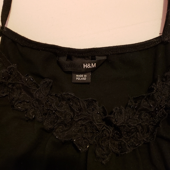 H&M beaded lace applique tank top, Medium - Picture 7 of 10
